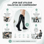 Velvora Compresión negro 20 - 30 mmHg