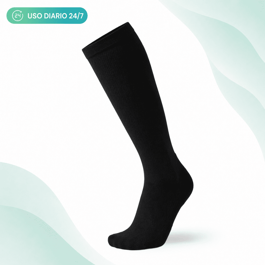 Velvora Compresión negro 20 - 30 mmHg